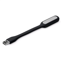 C-TECH USB lampička k notebooku UNL-04, flexibilní, černá