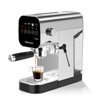 Rohnson espresso, 1360 W, 20 bar, slim design, dotykový ovládací panel, vysokotlaká tryska