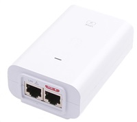 UBNT U-POE-af - Gigabitový PoE injektor 48V/ 0,32A- biely