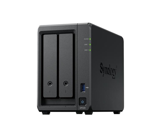 Synology DP320 ActiveProtect 2x8TB (2C/RyzenR1600/2,6-3,1GHz/8GBRAM/1xUSB3.2Gen1/1xGbE)
