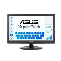 ASUS LCD 15.6" VT169HE Touch 1920x1080,  IPS, Wide Viewing Angle, Frameless, Flicker free, Low Blue Light, HDMI