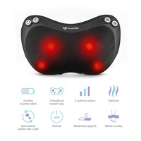 BAZAR - TrueLife RelaxBack B3 Charge - masážní polštář s dobíjecí baterií - Poškozený obal (Komplet)