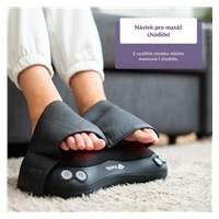 BAZAR - TrueLife RelaxBack B3 Charge - masážní polštář s dobíjecí baterií - Poškozený obal (Komplet)