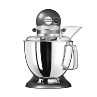 BAZAR - KitchenAid Artisan 5KSM175PSEMS kuchyňský robot, 10 rychlostí, planetární systém, šedá - opraveno, použito