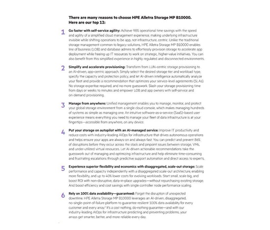 HPE Alletra Storage MP B10200 Base Configuration