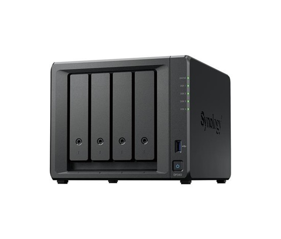 Synology DP340 ActiveProtect 4x8TB, 2x400GB NVMe (2C/RyzenR1600/2,6-3,1GHz/16GBRAM/1xUSB3.2Gen1/1x10GbE)