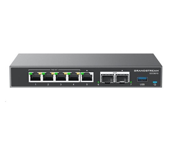 Grandstream GCC6010 all-in-one řešení (VPN router, NGFW, PoE switch a IP PBX)