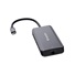 VERBATIM Dokovací stanice USB-C, 6v1, RJ45, HDMI, USB-C PD, 3xUSB 3.0, šedá
