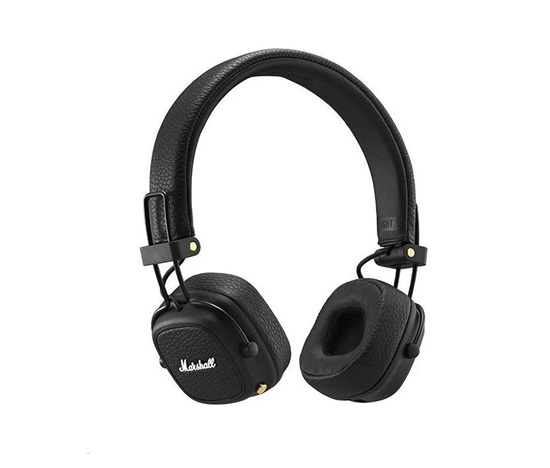 Marshall Major V Bluetooth sluchátka, velká, černá