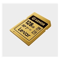 Lexar SDXC ARMOR Gold UHS-II U3, Stainless Steel, IP68 R280/W210 (V60) 128GB