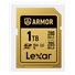 Lexar SDXC ARMOR Gold UHS-II U3, Stainless Steel, IP68 R280/W210 (V60) 1TB