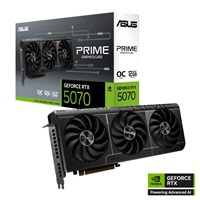 ASUS VGA NVIDIA GeForce RTX 5070 PRIME 12GB OC, 12GB GDDR7, 3xDP, 1xHDMI