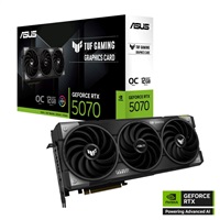 ASUS VGA NVIDIA GeForce RTX 5070 TUF GAMING 12GB OC, 12GB GDDR7, 3xDP, 1xHDMI