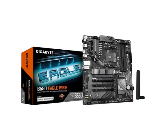 GIGABYTE MB Sc AM4 B550 EAGLE WIFI6, AMD B550, 4xDDR4, 1xHDMI, WiFi