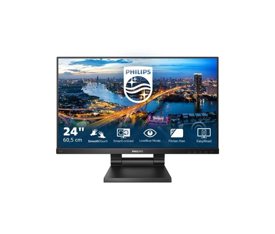 Philips MT 23,8" 242B1TC - 1920x1080,IPS,75Hz,Dotykový,D-Sub,HDMI,DP,USBhub,Repro