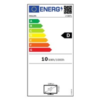 Philips MT 17" 172B9TL - 1280x1024,TN,60Hz,Dotykový,D-Sub,DVI,HDMI,DP,USBhub,Repro