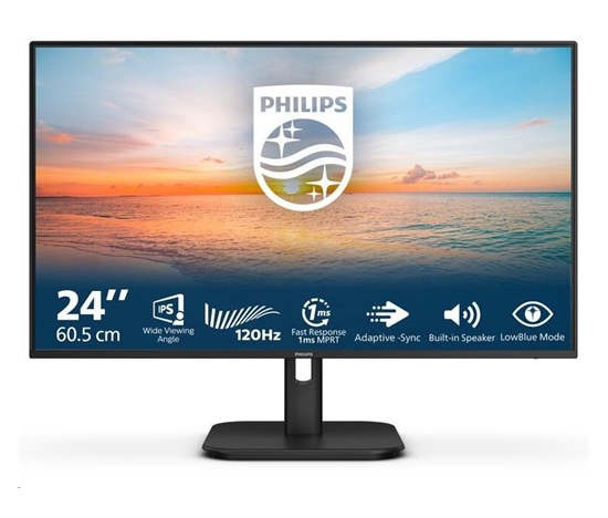 Philips MT 23,8" 24E1N1200A - 1920x1080,IPS,120Hz,D-Sub,HDMI,DP,Repro