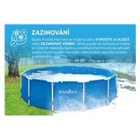 Marimex Florida bazén 3,66x0,99 m se zabudovaným skimmerem - motiv TEAK