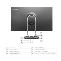 LENOVO PC Yoga AIO 32ILL10 - Ultra 7 256V,31.5" UHD IPS,16GB,1TSSD,HDMI,THb,Int. Arc 140V,W11H,3Y Premium