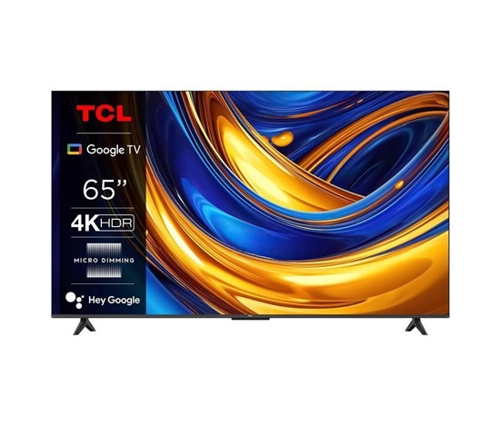 TCL P655 65" TV, 4K Ultra HD, LED, Google TV, HDR, Bluetooth, WiFi, Dolby Audio, Chromecast