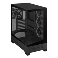 ASUS case A31 PLUS TG ARGB, Mid Tower, Průhledná bočnice, 4x120mm ARGB Fan, ARGB Hub, černá