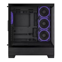 ASUS case A31 PLUS TG ARGB, Mid Tower, Průhledná bočnice, 4x120mm ARGB Fan, ARGB Hub, černá