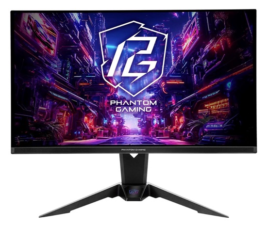 ASROCK LCD - 27" Gaming monitor PGO27QFV, OLED, 2560 x 1440 QHD, 360Hz, 1.5M:1, 250cd/m2, 0.03ms, 2xHDMI, 1xDP