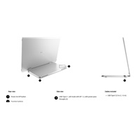 DELL LCD P1425 - 14"/IPS/LED/1920x1200/16:10/60Hz/7ms/1500:1/400 cd/m2/VESA/3YNBD (210-BQTB)