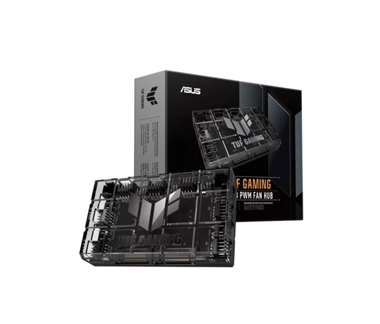 ASUS TUF GAMING ARGB FAN HUB, 6x ARGB Fan, 2x SATA, černá
