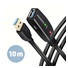AXAGON ADR-310, USB 3.2 Gen 1 A-M -> A-F aktívny predlžovací / repeater kábel, 10m