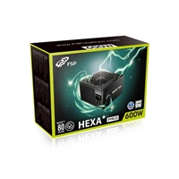 BAZAR - Fortron zdroj 600W HEXA+ PRO 600, 80+, 230V, +12V Single-Rail, DC/DC, Dual CPU connector, 12cm - Po opravě