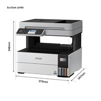 Atramentová tlačiareň EPSON EcoTank L6490, 4v1, A4, 1200x4800dpi, 37 str./min, USB, duplex, 3 roky záruka po registrácii.