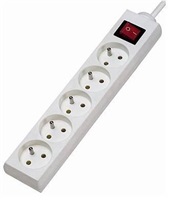 Konnoc DX-5FS 2m pětizásuvka s vypínačem