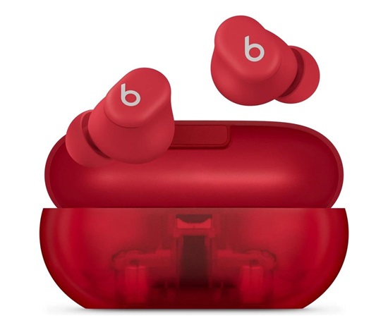 Beats Solo Buds - True Wireless Earbuds - Transparent Red