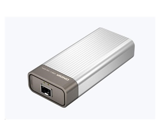 QNAP QNA-UC10G1SF adaptér USB-C/Thunderbolt 4 na SFP+ (1xSFP+,1xUSB-C4/TB4,fanless)