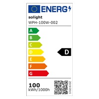 Solight high bay, 100W, 14000lm, 120°, Philips, MW, 5000K, UGR
