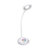 Solight LED stolní lampička nabíjecí, 5W, RGB podsvícení, stmívatelná, USB napájení