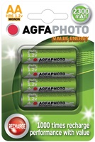 AgfaPhoto nabíjecí NiMH baterie AA, 2300mAh, blistr 4ks