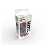 Solight multimetr, max. AC 600V/10A, max. DC 600V/10A, test diody, bzučák, hFE, kapacita, odpor