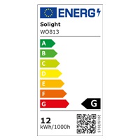 Solight LED venkovní nástěnné osvětlení Terni, 12W, 560lm, 3000K, PIR sensor