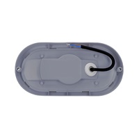 Solight LED venkovní osvětlení oválné, 13W, 910lm, 4000K, IP54, 21cm, šedá barva