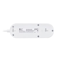 Solight 2z + USB A+C 17W, cestovní prodlužovací přívod 1.5m, bílý