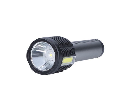 Solight LED nabíjecí ruční svítilna, 150+150lm, Li-Ion