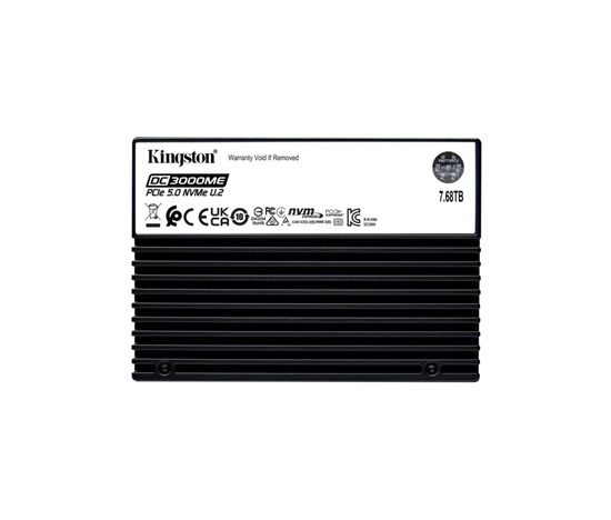 Kingston 7,68TB SSD Data Centre DC3000M (Mixed Use) Enterprise U.2 PCIe 5.0 NVMe Enterprise SSD