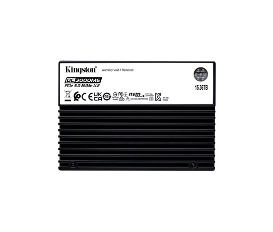 Kingston 15,36TB SSD Data Centre DC3000M (Mixed Use) Enterprise U.2 PCIe 5.0 NVMe Enterprise SSD