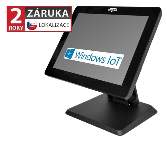 Virtuos BPOS BP-1588, 15", i3-1011U, 8GB, 256GB SSD, Win11 IoT, černý