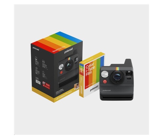Polaroid Now Gen 3 Black bundle with Color Film (8 photos)