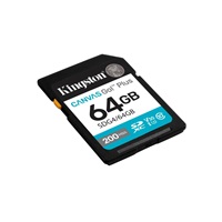 Kingston SDXC karta 64GB Canvas Go! Plus, R:200/W:160MB/s, Class 10, UHS-I, U3, V30