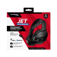 HyperX Cloud Jet Dual Wireless Gaming Headset, černá