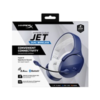 HyperX Cloud Jet Dual Wireless Gaming Headset, modrá